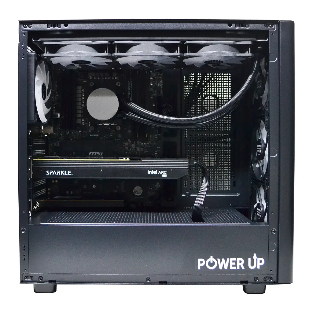 Робоча станція Power Up Desktop #775 Core Ultra 5 225F/32 GB/SSD 1TB/Intel Arc B60 24 Gb - фото 2