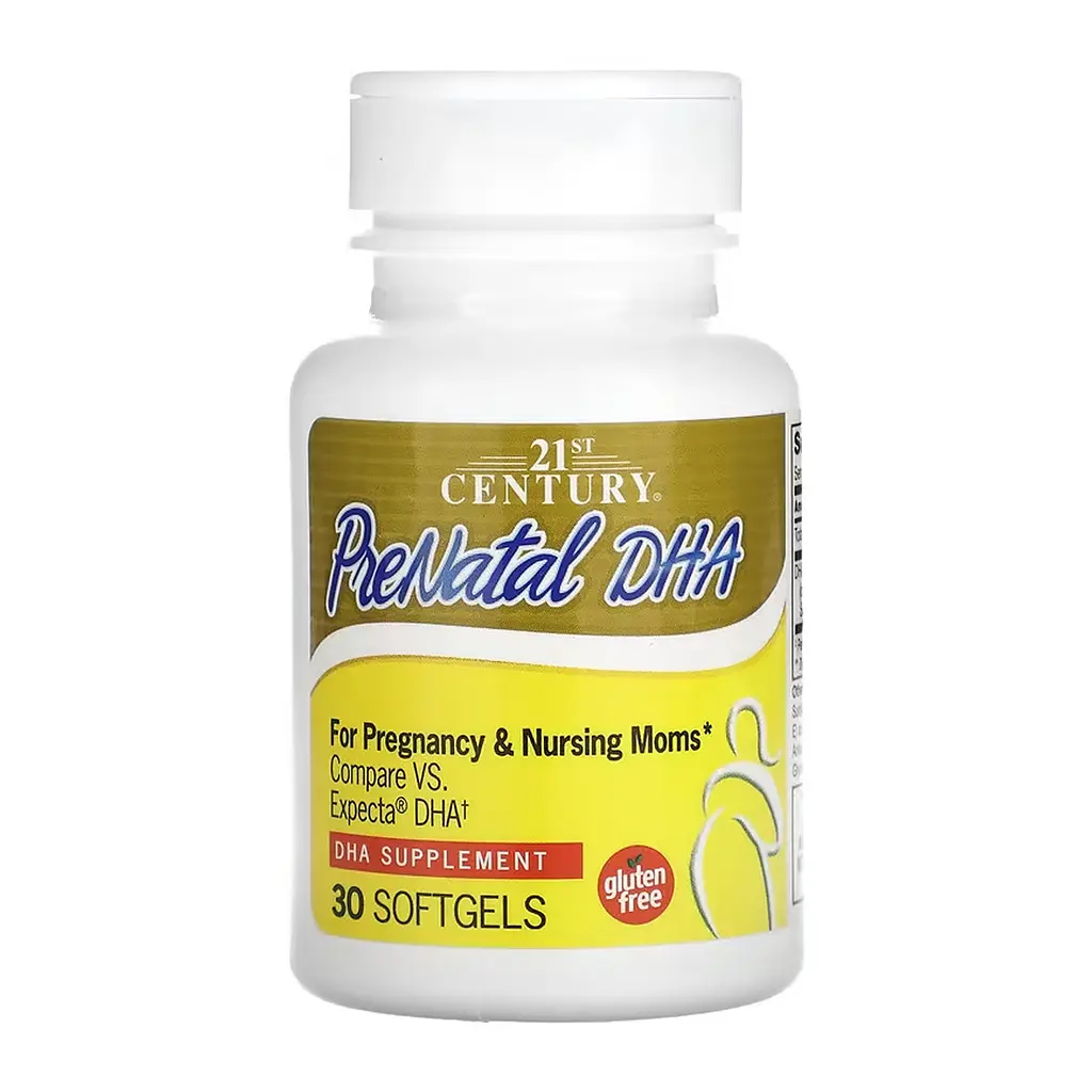 Мультивітаміни для вагітних 21st Century PreNatal DHA 30 softgels