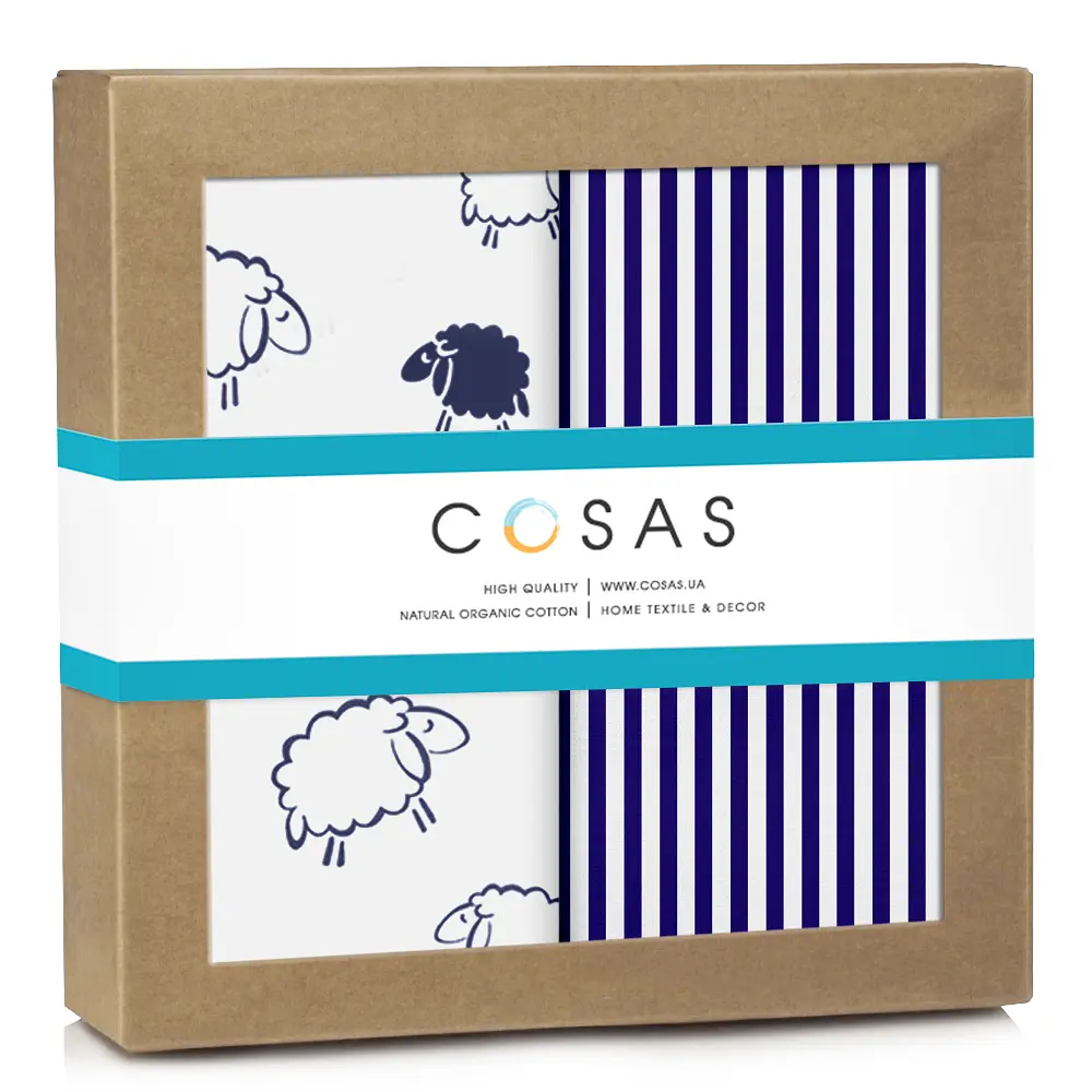 Багаторазові пелюшки дитячі SHEEP CS3 2шт COSAS (4822052127858)
