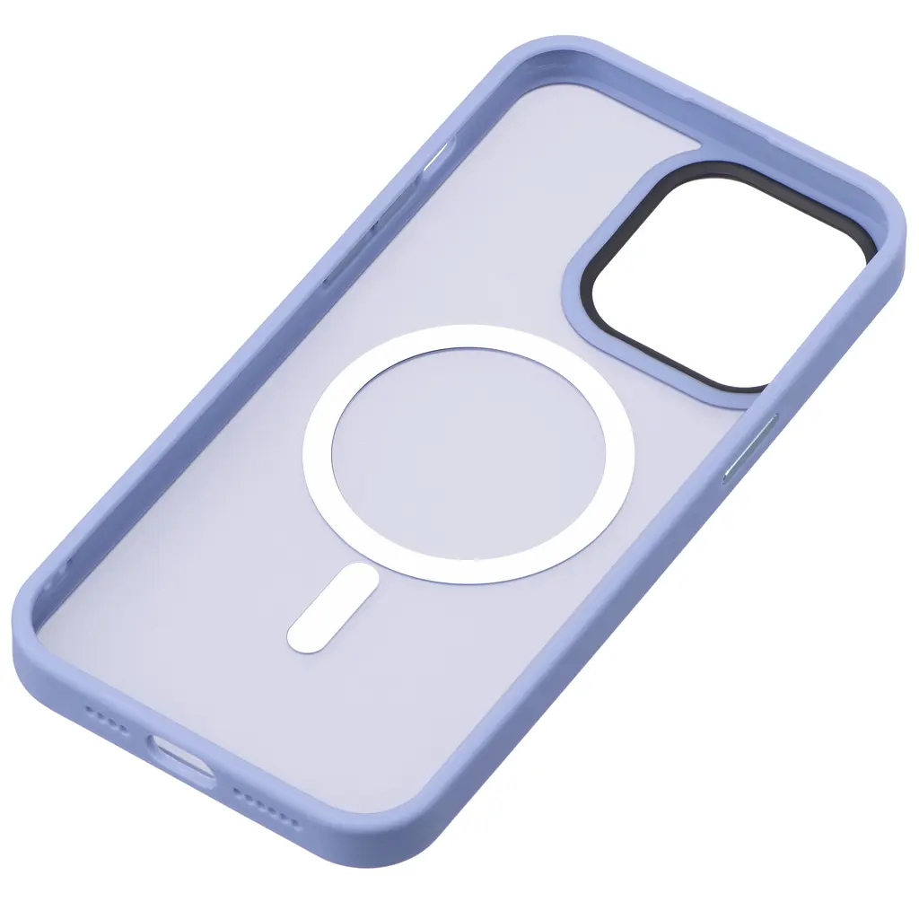 Чохол 2Е Basic для iPhone 15 Pro, Soft Touch MagSafe Cover, синій світлий 2E teh0019402 - фото 3