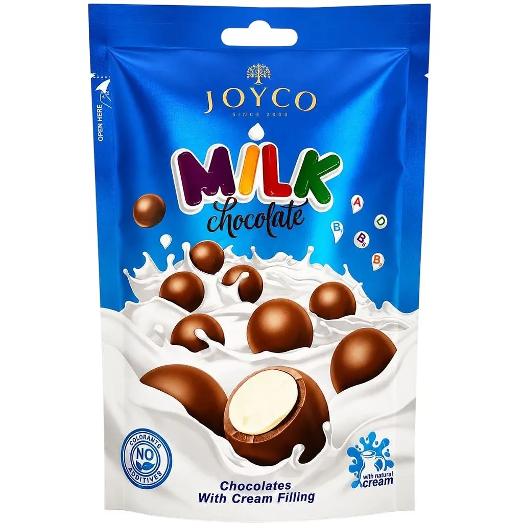 Цукерки Joyko шоколадні з вершковою начинкою 60 г
