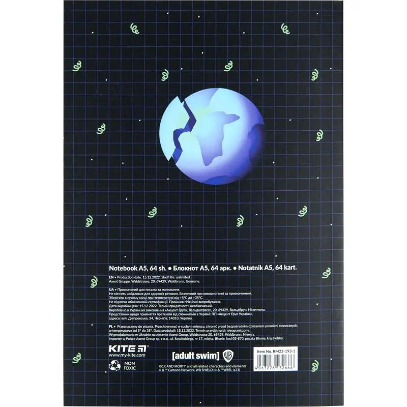 Книга записна Kite Mortal Kombat А5 без лініювання 64 аркушів (RM23-193-1) - фото 3