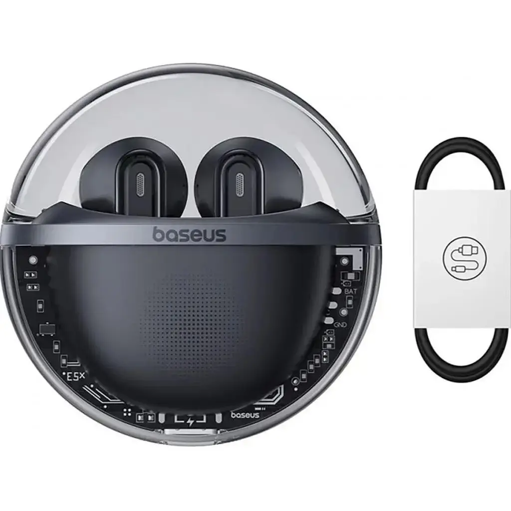 Бездротові навушники Baseus Bowie E5x True Wireless Earphones A00060101123-00 Black - фото 5