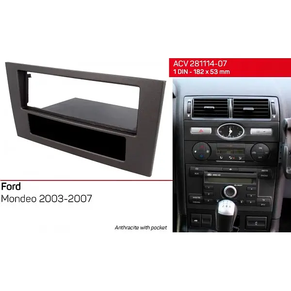 Переходная рамка Ford Mondeo ACV 281114-07 - фото 9