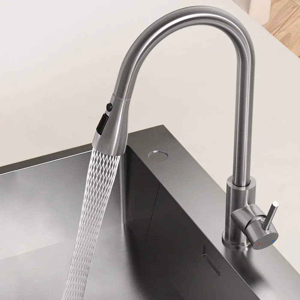 Висувний кухонний змішувач Xiaomi DIIIB Pull-out Kitchen Faucet (DXCF021) - фото 2
