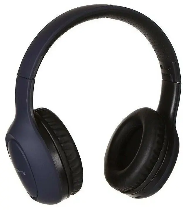Навушники бездротові Borofone BO19 Musique BT накладна гарнітура 20 годин роботи синя - фото 2