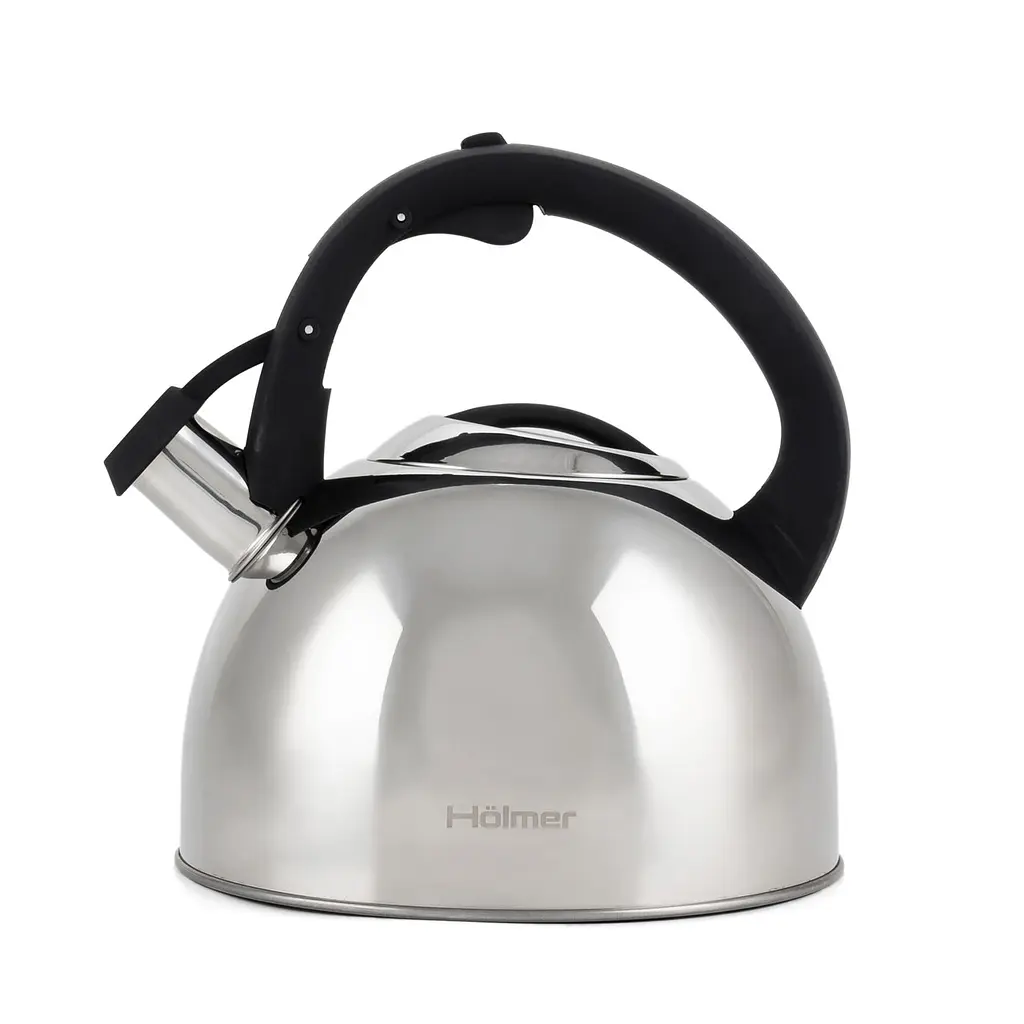Чайник Holmer зі свистком, 2,5 л, сріблястий (WK-1425-BSSS Memory) - фото 3