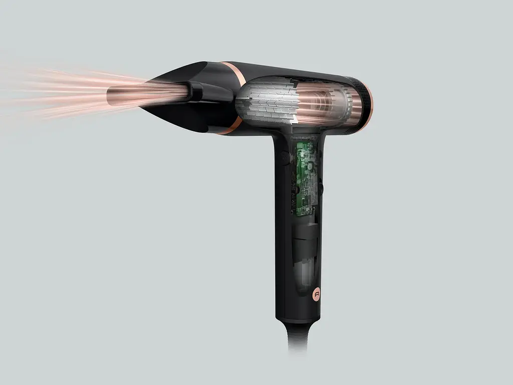 Фен Rowenta T-Shape Maestria Nano, 1700Вт, 3 режима, диффузор, ионизация, холодный обдув, черный - фото 9