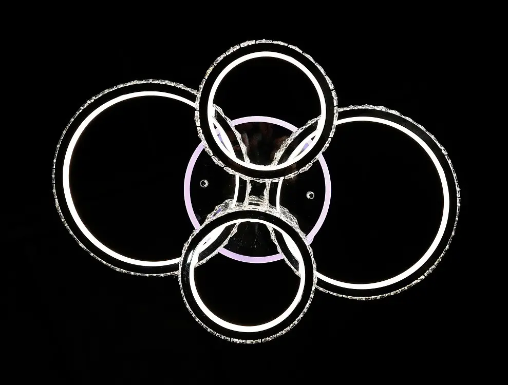 Стельова LED люстра з пультом і нічником Splendid-Ray 30-4022-21 - фото 9