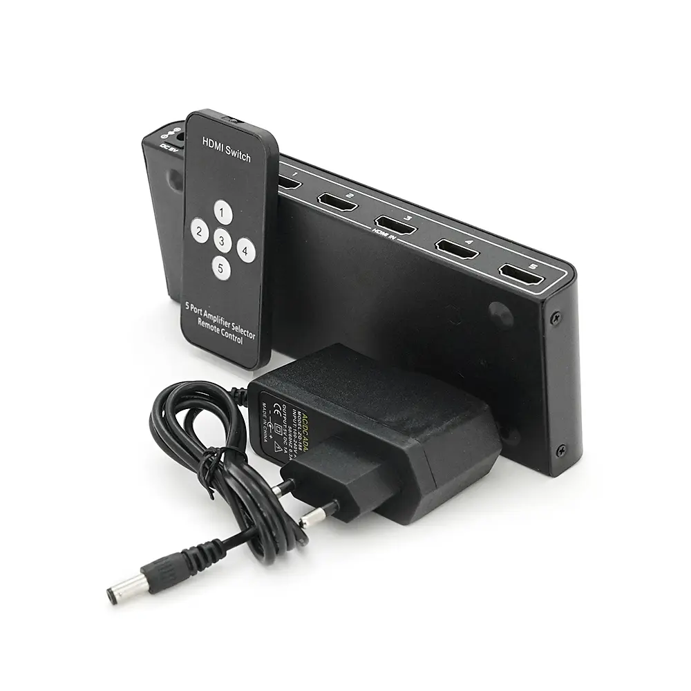 HDMI свіч Voltronic 3D 4kx2k, 1080р, 1,4 версія, 5x1 портів, Blister - фото 4