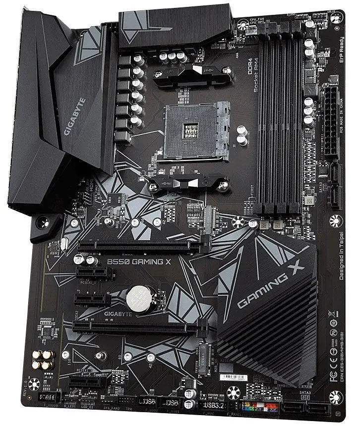 Материнська плата Gigabyte B550 Gaming X (B550 GAMING X) (Socket AM4, AMD B550, ATX) - фото 2