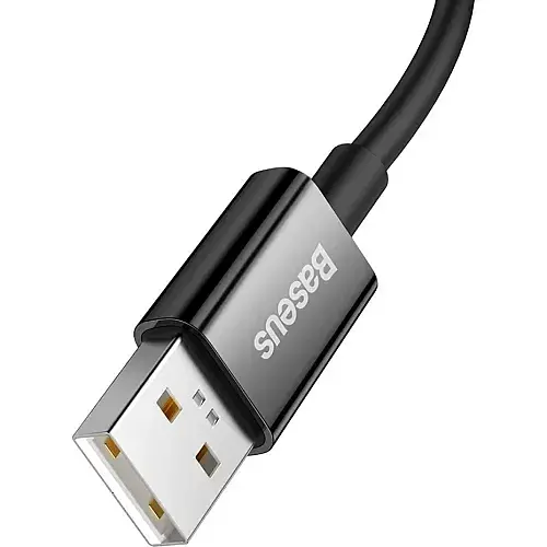 Кабель Baseus Superior Series (SUPERVOOC) Cable USB to Type-C 65W 2m CAYS001001 Black - фото 3