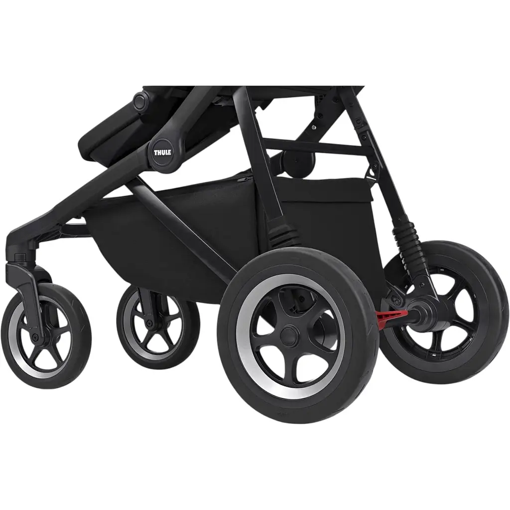 Дитяча коляска Thule Sleek Midnight Black on Black з люлькою (TH 11000026) - фото 9