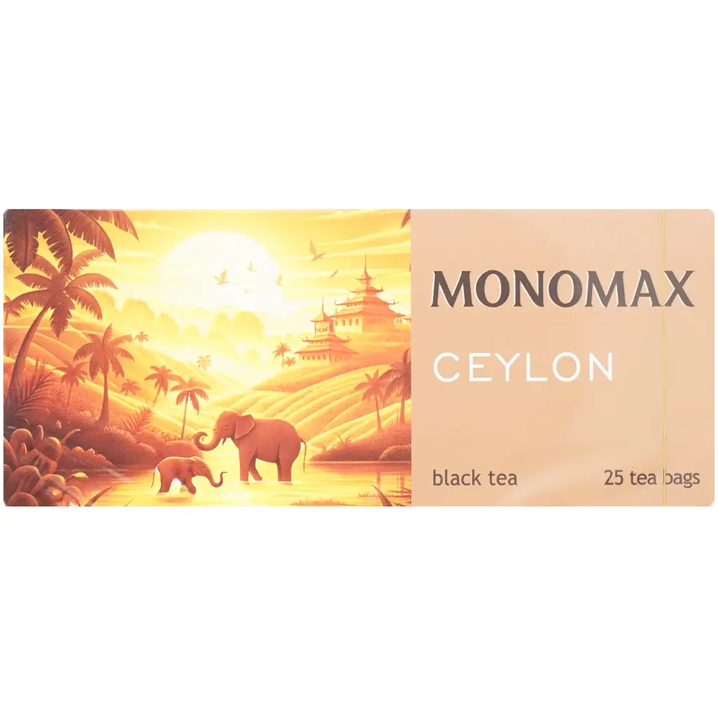 Чай чорний Monomax Ceylon 50 г (25 шт. x 2 г) - фото 2