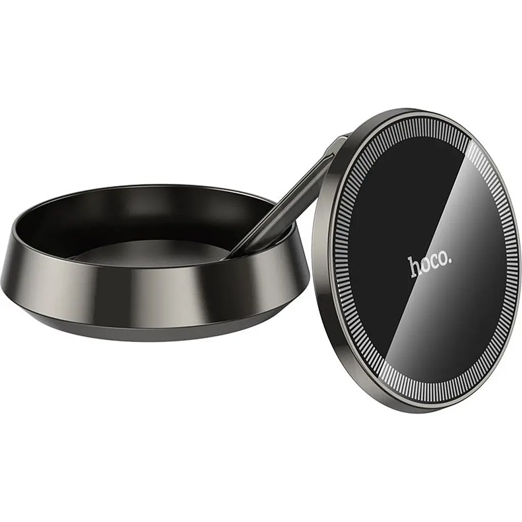 Автотримач Hoco H83 Metal Ring Magnetic Black (647939) [151314] - фото 2