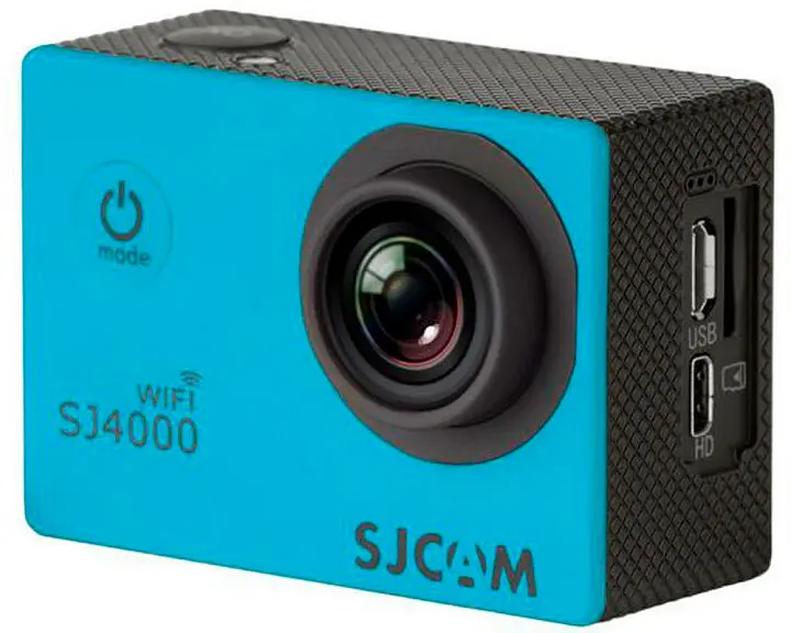 Экшн-камера SJCAM SJ4000 Wi-Fi 2K Blue [86769] - фото 7