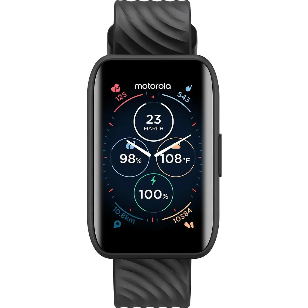 Смарт-годинник Motorola Moto Watch 40 Phantom Black (MOSWZ40-PB) [138671] - фото 2