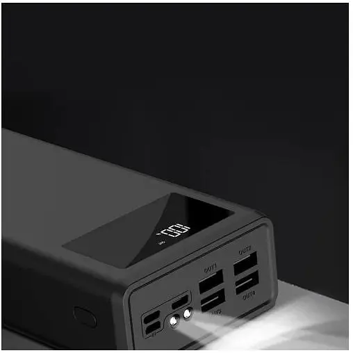 Повербанк XO Powerbank PR123 30000 mAh Black 00000015191/-mia - фото 2