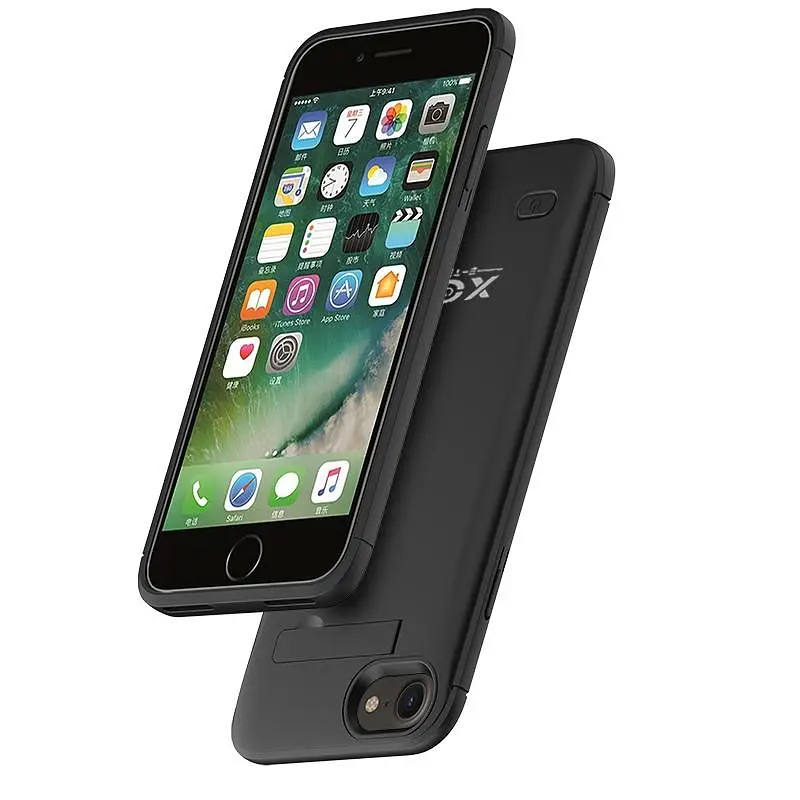 Чехол-аккумулятор XON PowerCase для iPhone 6/6S/7/8/SE (new) 5200 mAh Черний (PCBS1108152B 2780) - фото 2