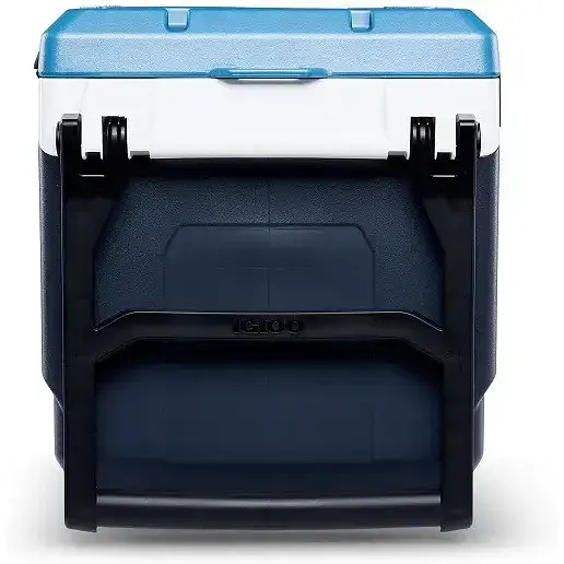 Ізотермічний контейнер на колесах Igloo MaxCold Latitude 90 Roller 85 л сірий з синім (34488) - фото 2