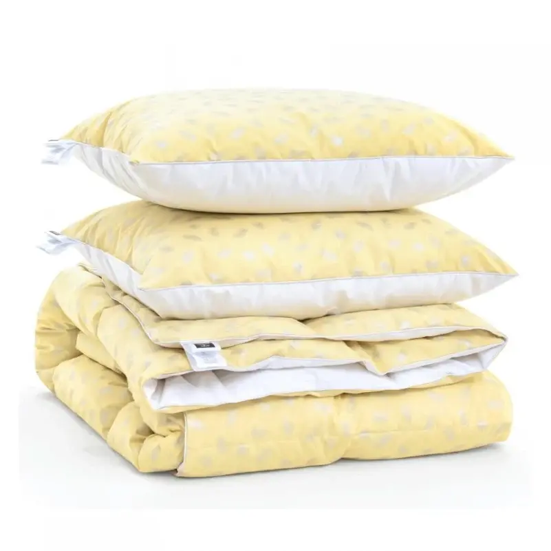 Набор MirSon пуховый №9517 Bio-Beige зима одеяло 140х205 см + подушка бежевый (2200010805116) - фото 3