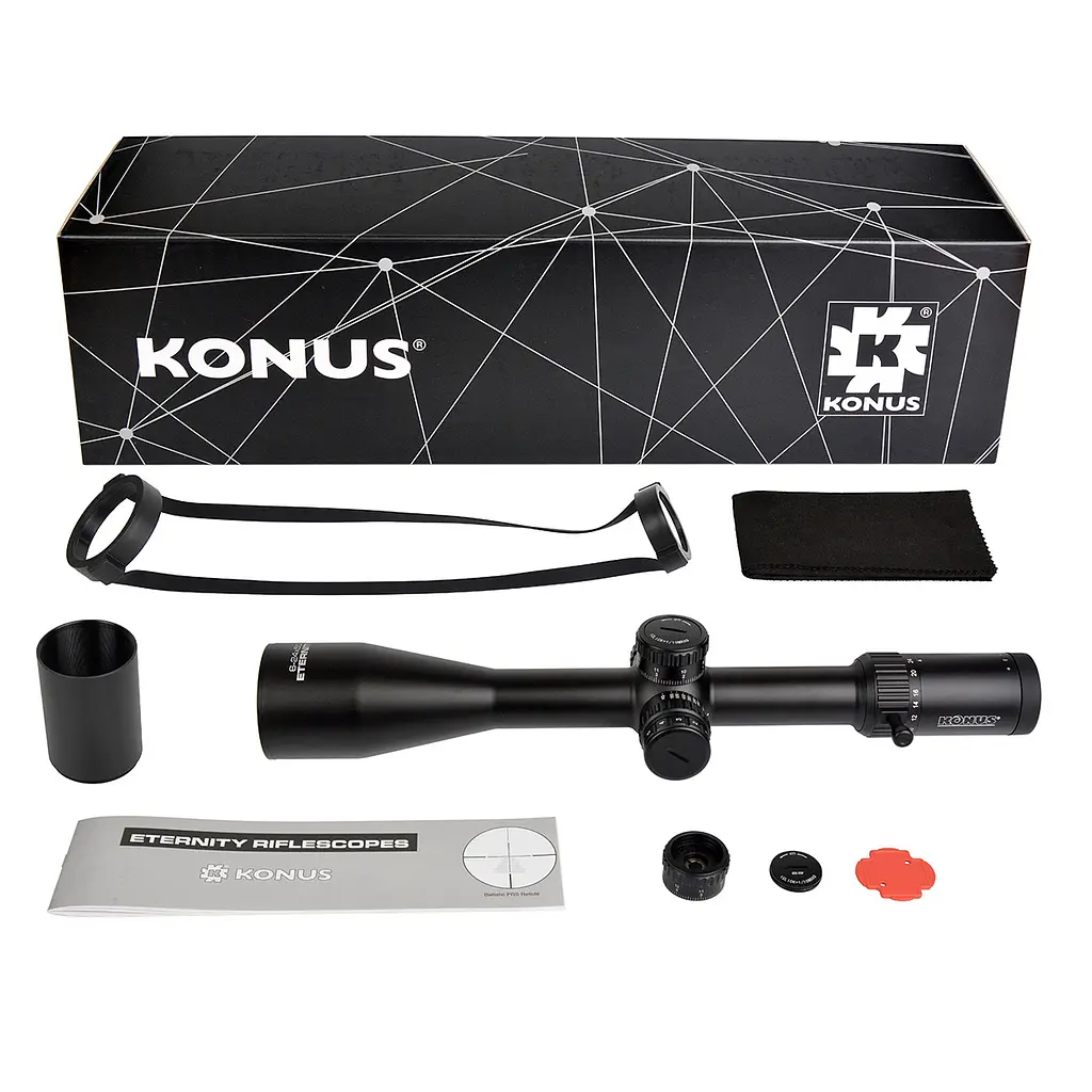 Оптичний приціл KONUS ETERNITY 6-24x50 PRS Ballistic FFP IR - фото 10