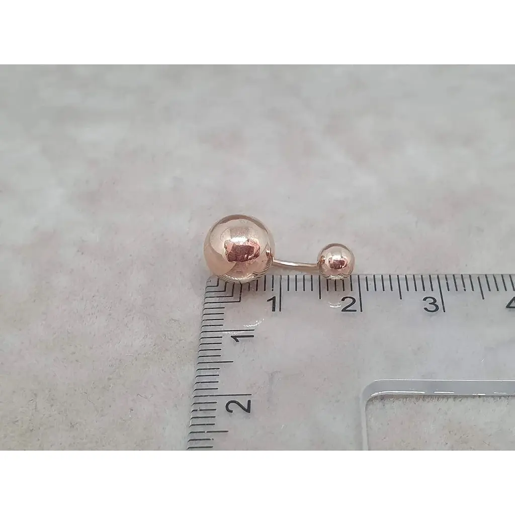 Золота сережка-пірсинг Favoritum. 310129_9 - фото 4