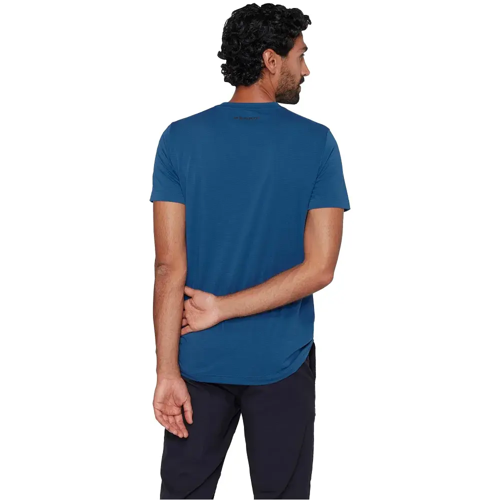 Футболка Mammut Trovat T-Shirt Logo L marine - фото 4