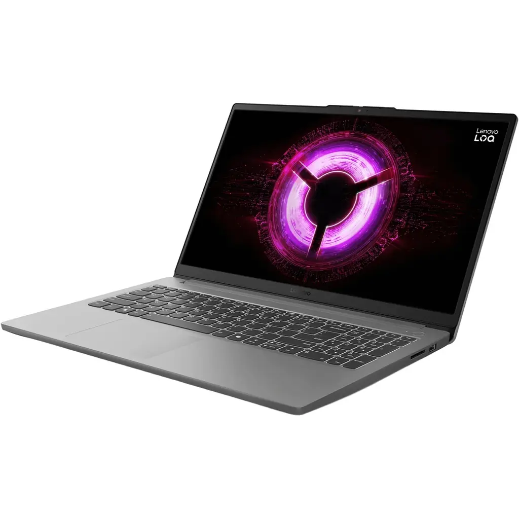 Ноутбук Lenovo 15.6 LOQ 15ARP10E FHD IPS/Ryzen 7 170/16GB/512SSD/RTX 3050/DOS/Luna Gray (83S0007HRA) - фото 2