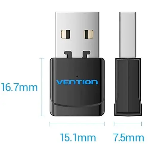 Адаптер WiFi Vention 2.4GHz/5GHz 150/433 Мбіт/с, USB (KDSB0) - фото 7