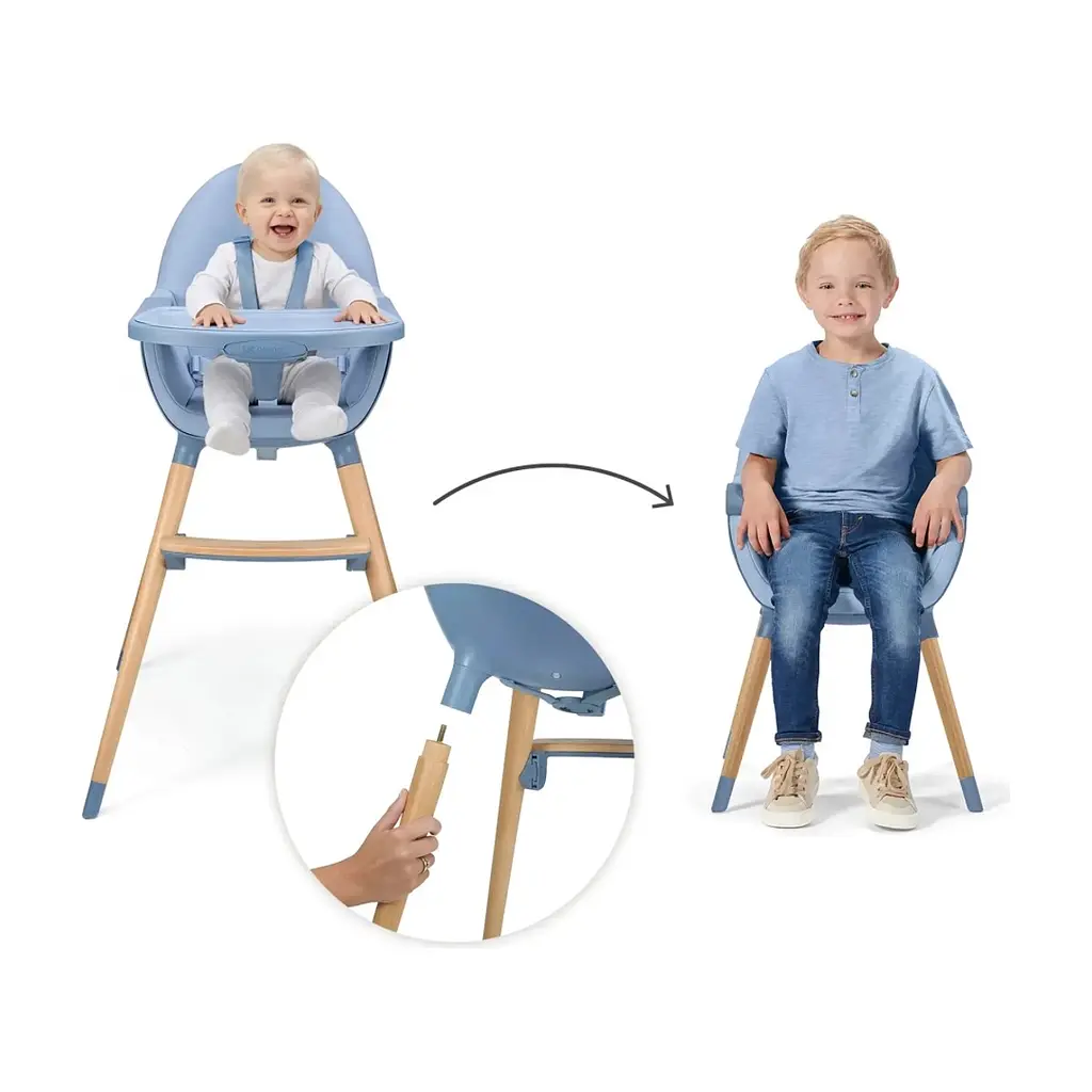 Стілець для годування Kinderkraft 2 в 1 Fini 2 Nordic Breeze (5902533929733) - фото 2