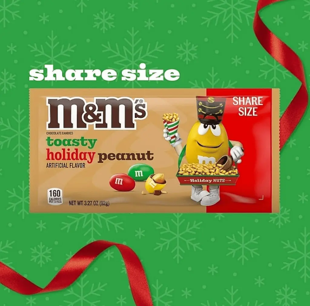 Драже M&M's Toasty Holiday Peanut 92г - фото 3