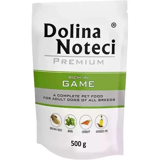 Влажный корм для собак Dolina Noteci Premium с дичью 500 г - фото 2