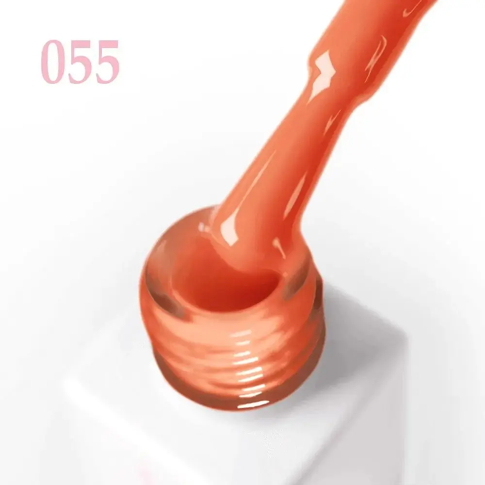 Гель-лак для нігтів помаранчевий 055 емаль JOIA vegan 6 мл - фото 3