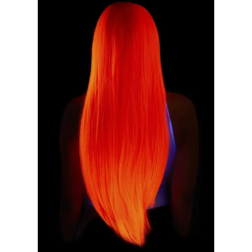 Перука Leg Avenue 33 Long straight center part wig Neon Pink - фото 4