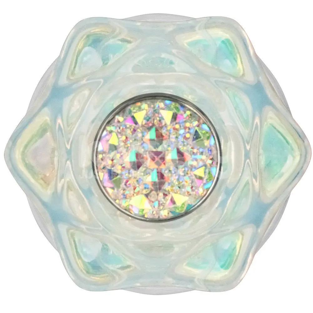 Анальна пробка Lovetoy Gemoria 15 см (прозорий) - фото 13