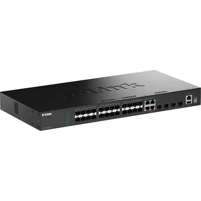 Комутатор D-Link DGS-1530-28SC 24-Port SFP L3 Managed (DGS-1530-28SC/E)