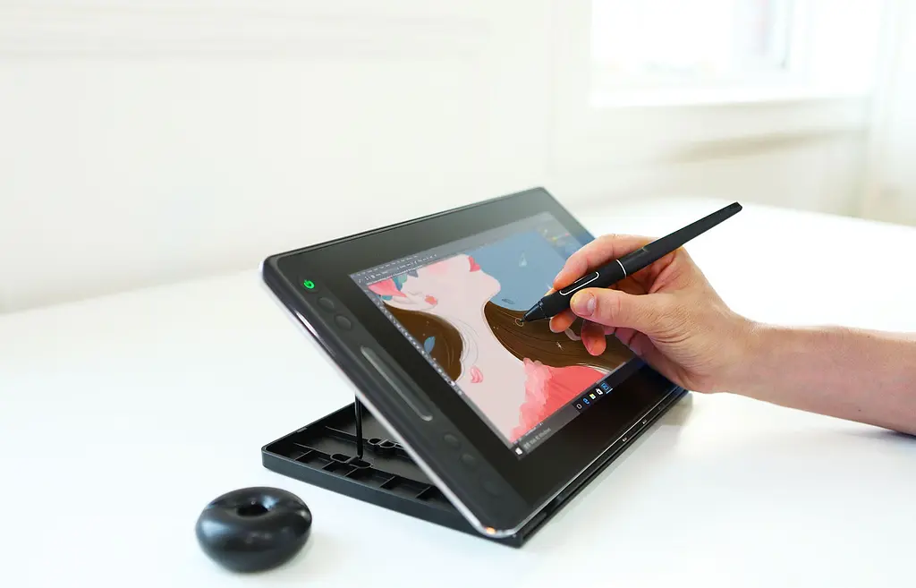 Huion Графічний монітор 13,3" Kamvas Pro 13, USB-C,чорний - фото 4