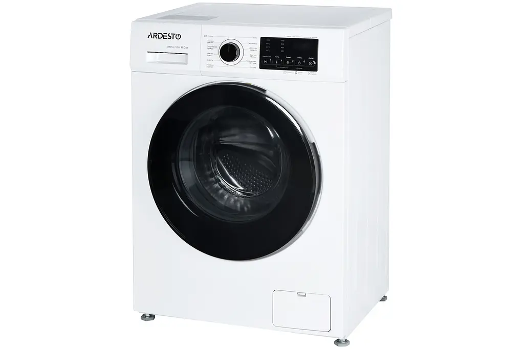 Пральна машина Ardesto з фронтальним завантаженням WMS-6115W, 6кг, 1000, A++, 45см, Дисплей, Білий (WMS-6115W) - фото 2
