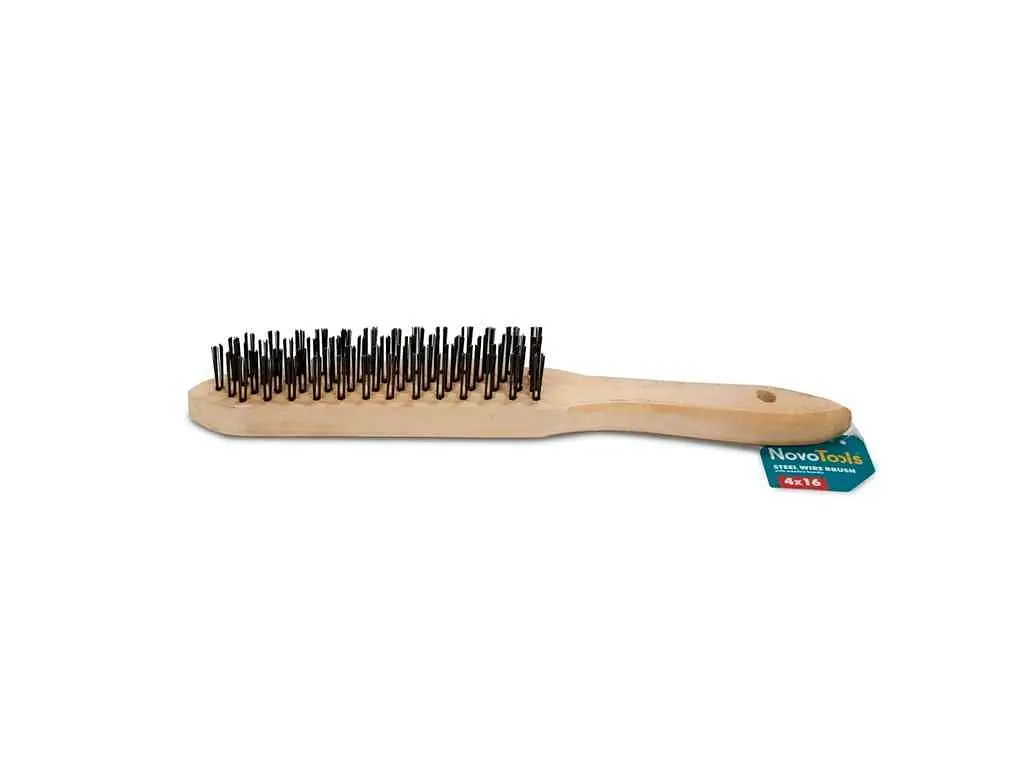 Щітка NovoTools ручна 4х16, дерев.