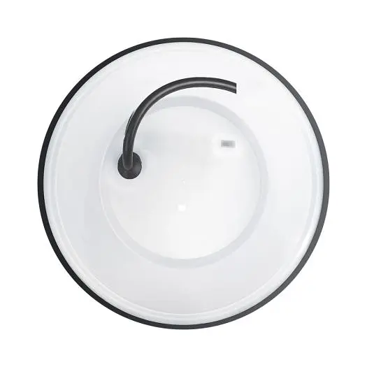 Світлодіодний накладний чорний круглий світильник | Арт. 1-MWL Circle BK | Line F - фото 3
