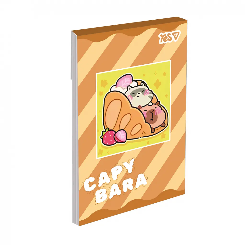 Блокнот Yes Capy Bakery А7 48 аркушів клітинка 1 шт. в асортименті (152579) - фото 7