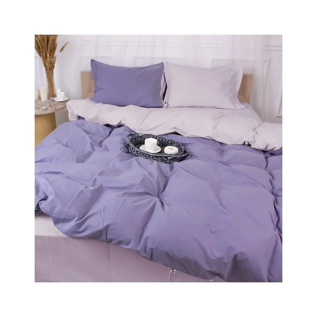Постільна білизна MirSon Poplin Line 054 + 056 Monique 175 x 210 (2200006285540) - фото 5
