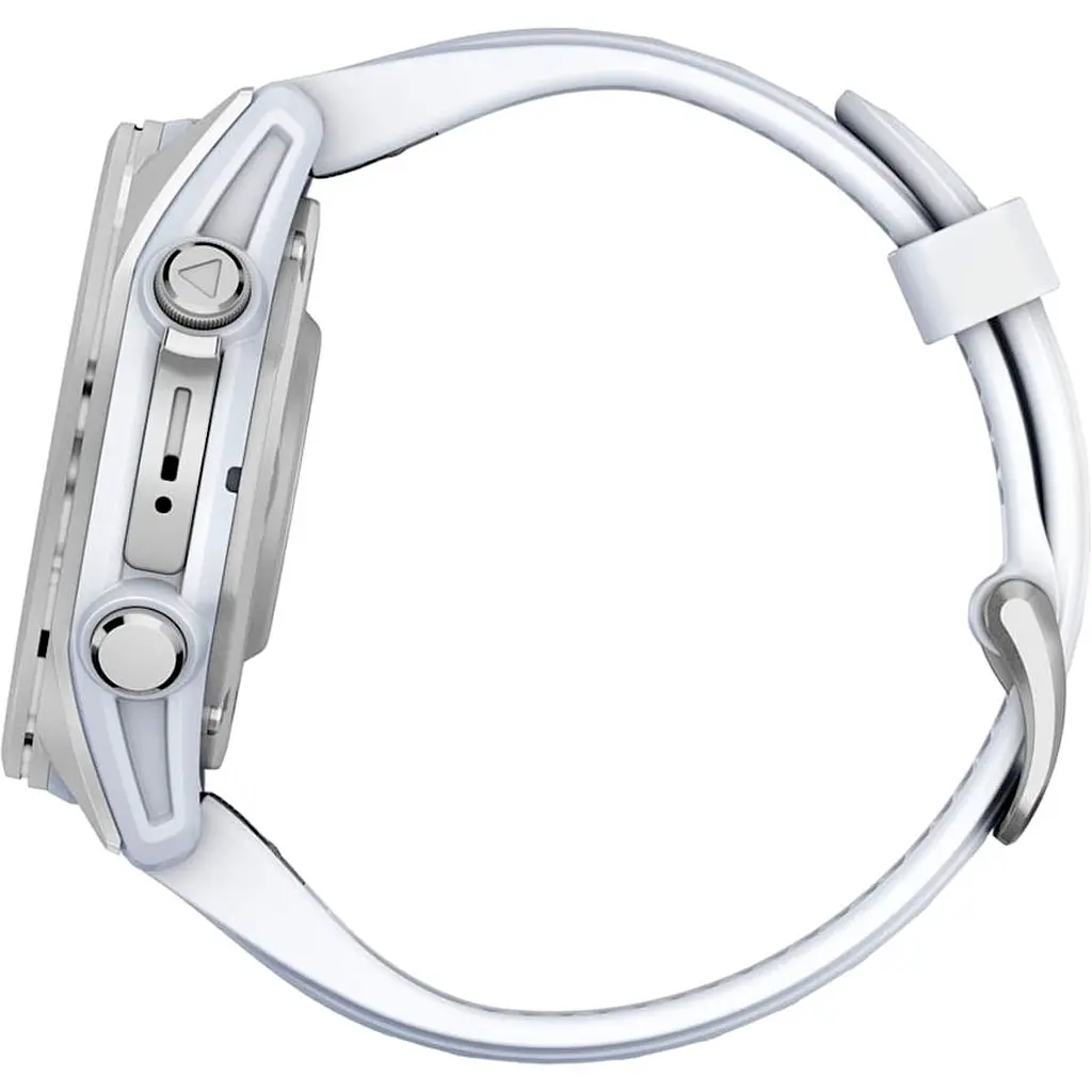 Смарт-годинник Garmin Fenix 8 AMOLED 43mm Silver with Whitestone Silicone Band (010-02903-00) [115071] - фото 4