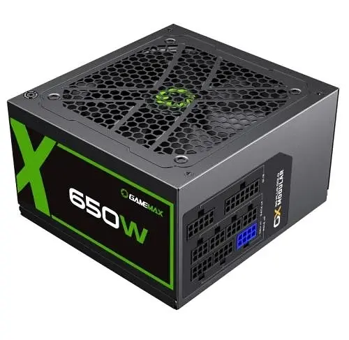 Блок живлення 650 Вт, GX-650, Black, модульний GameMax teh0028812