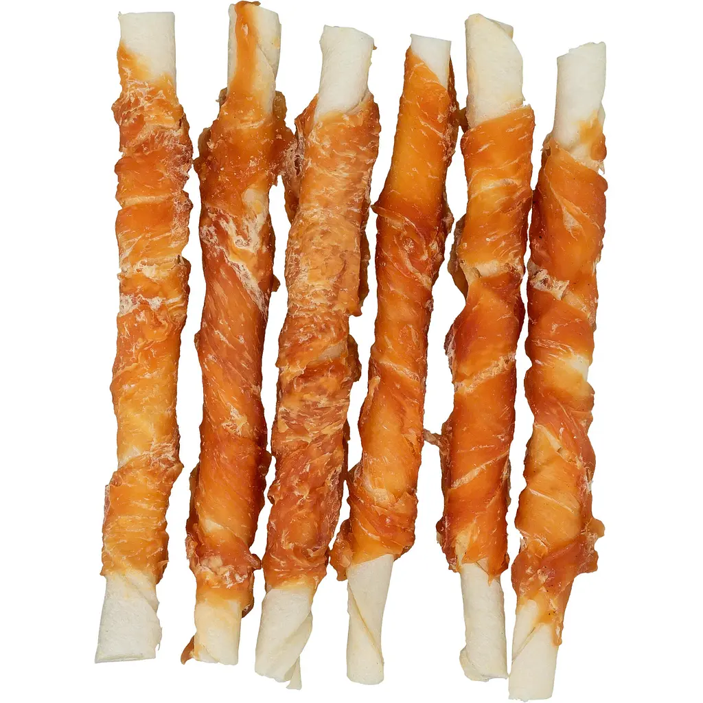 Ласощі для собак Trixie Denta Fun Паличка для чищення зубів курка 12 см 6 шт. 70 г - фото 2