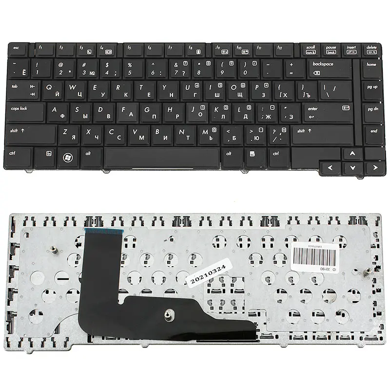 Клавіатура для ноутбука HP (ProBook: 6440B, 6445B) rus, black - фото 2