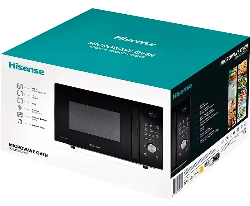 Мікрохвильова піч Hisense H23MOBSD1HG (MO23XYZ) (6907110) - фото 5