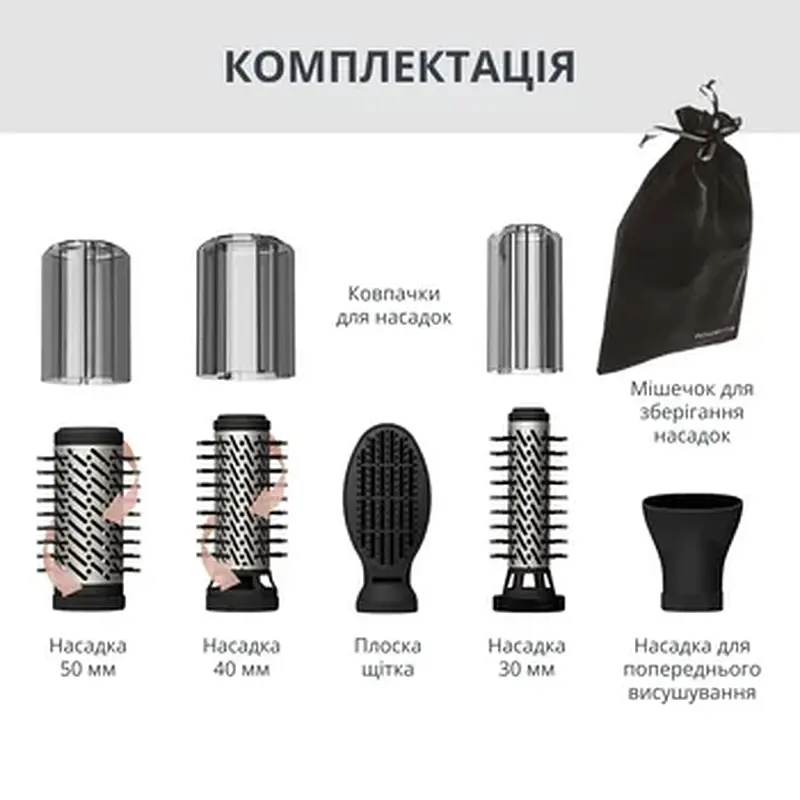 Фен-щетка ROWENTA UB9540F0 - фото 8