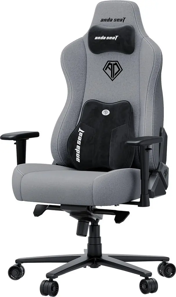 Ігрове крісло Anda Seat Novis Plus Fabric Grey Size XL (AD23YC-XL-01-G-F-G04) - фото 3
